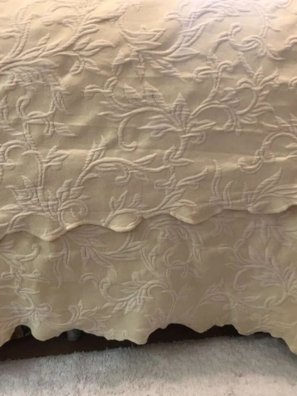 Yellow Quilted Queen Bedding Set from JC Penny's Home Collection